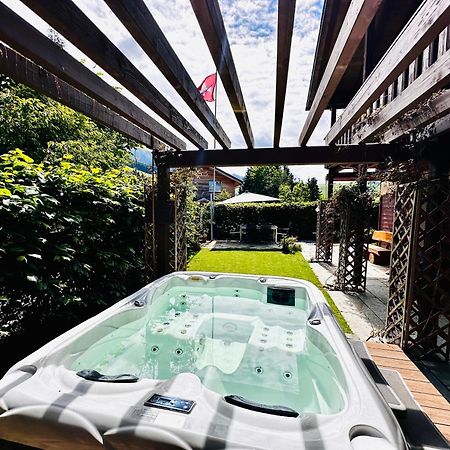 The Swiss Paradise 2 Apartment With Garden, Whirlpool, And Mountain Panorama Wirzweli Экстерьер фото