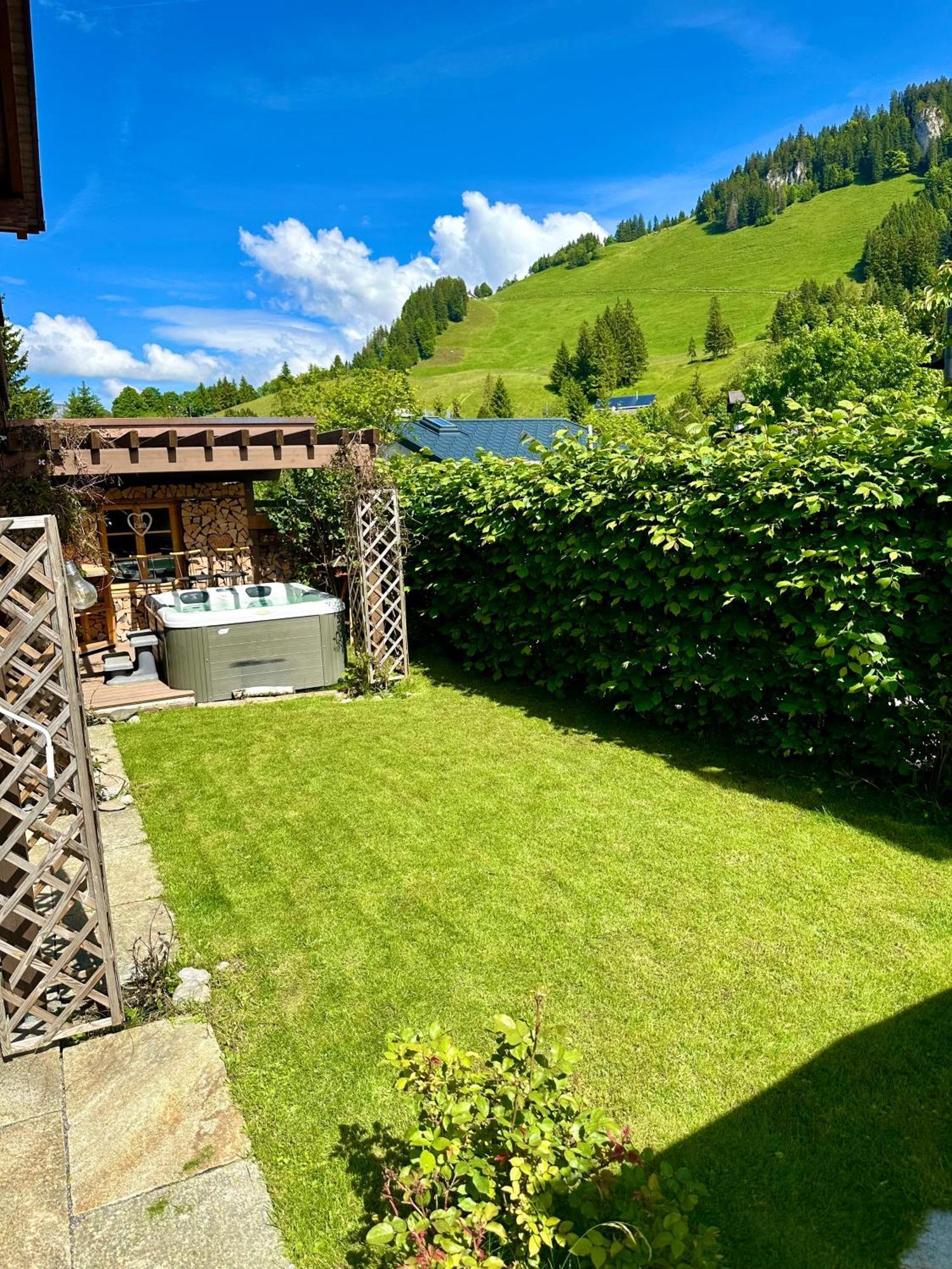 The Swiss Paradise 2 Apartment With Garden, Whirlpool, And Mountain Panorama Wirzweli Экстерьер фото