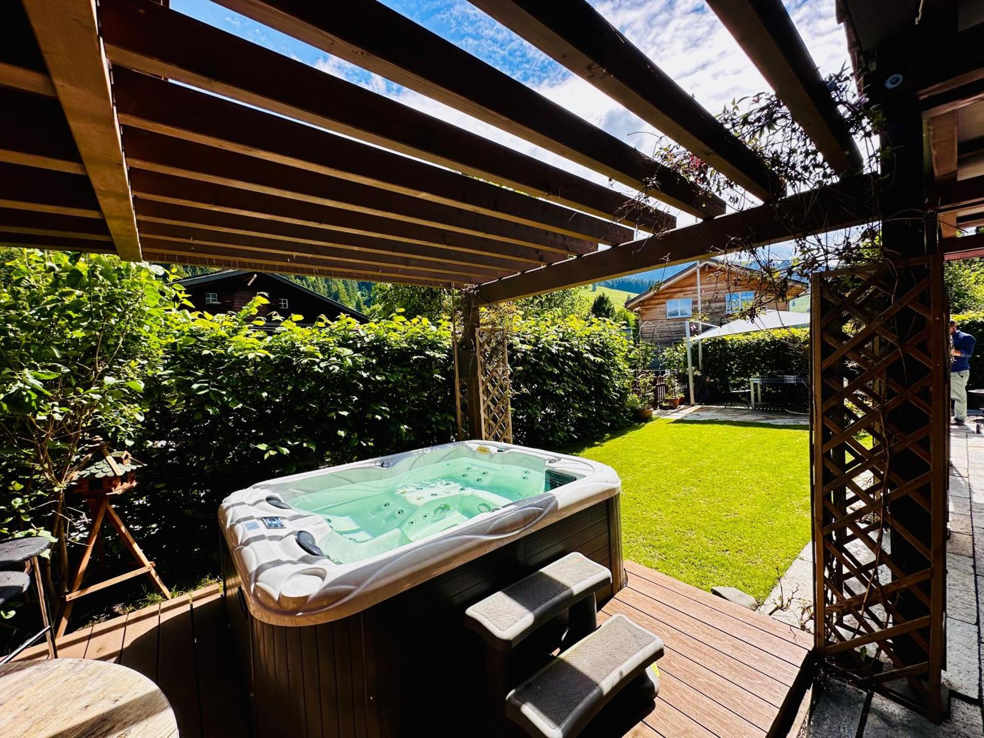 The Swiss Paradise 2 Apartment With Garden, Whirlpool, And Mountain Panorama Wirzweli Экстерьер фото